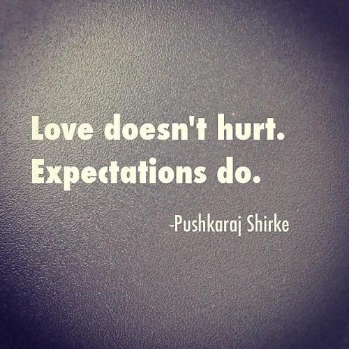 EXPECTATION QUOTES LOVE